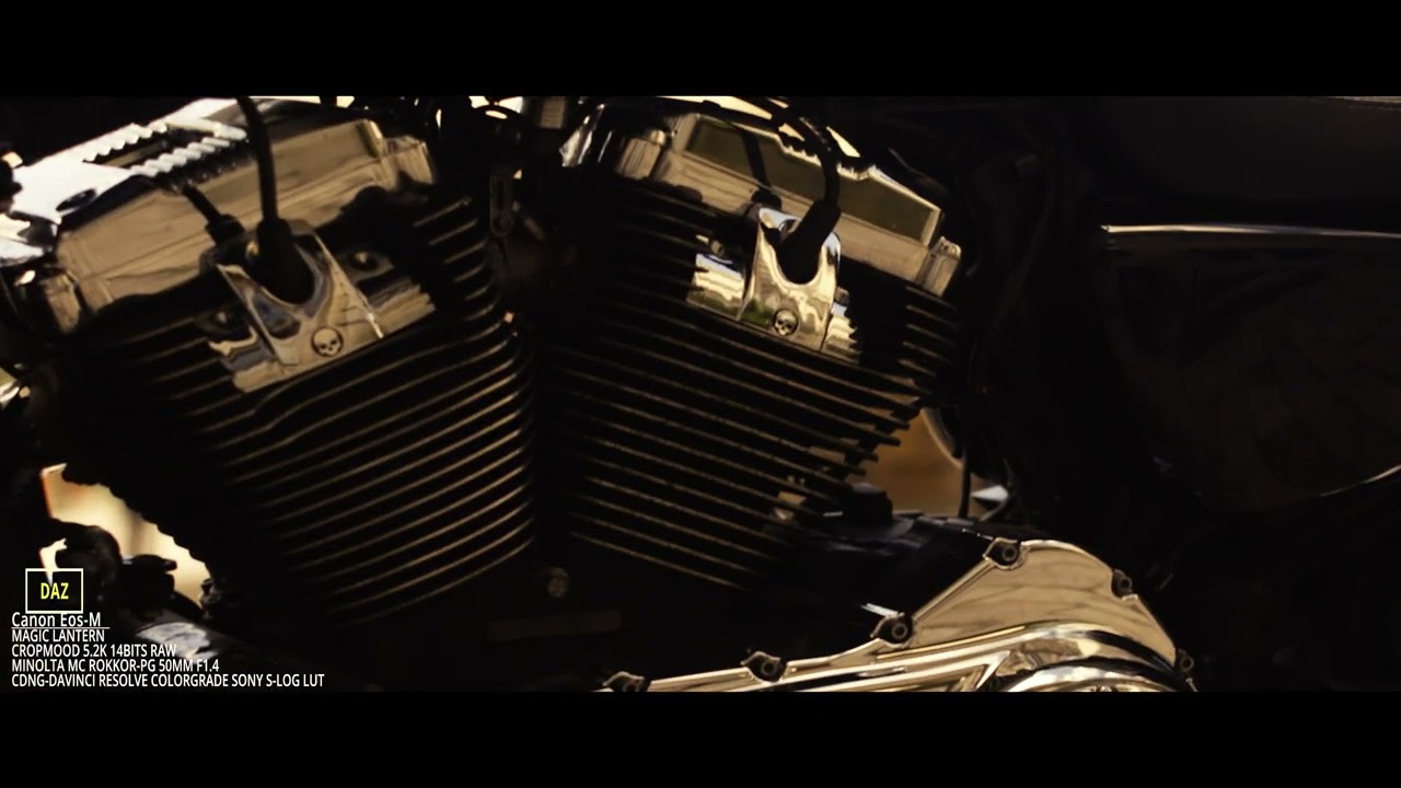 Harley Davidson Beast Magiclanternraw 5,2K 14Bits Davinci Colorgrade