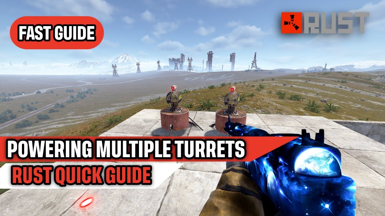 Rust Multi Turrets How to Power Multiple Auto Turrets in Rust Quick Guide - YouTube