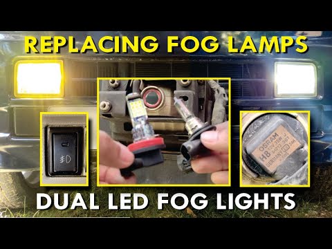 Replacing the Fog Lights/Lamps with Dual Color LED Bulb - YouTube