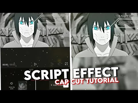 script effect tutorial | cap cut tutorial