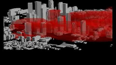 CFD Simulation of Release of a Contaminant in an Urban Environment