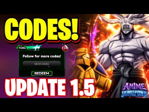 *UPD 1.5* ROBLOX ANIME DUNGEONS CODES! ALL NEW WORKING CODES FOR ANIME DUNGEONS IN 2026