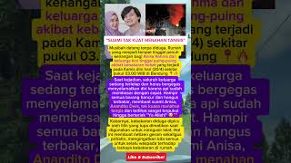 Hancur Lebur Kondisi Terkini Rumah Anisa Rahma Usai Kebakaran Barang Hangus Tak Tersisa 