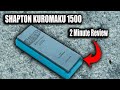 Shapton Kuromaku 1500 Sharpening Stone 2 Minute Review