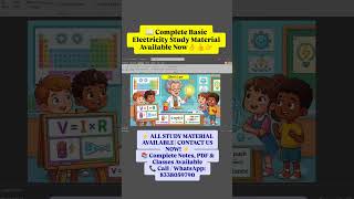 ⚡ Basic Electricity Class Notes Ready | Best for OPTCL, OHPC, OMC & Railway CBT-2 Exams