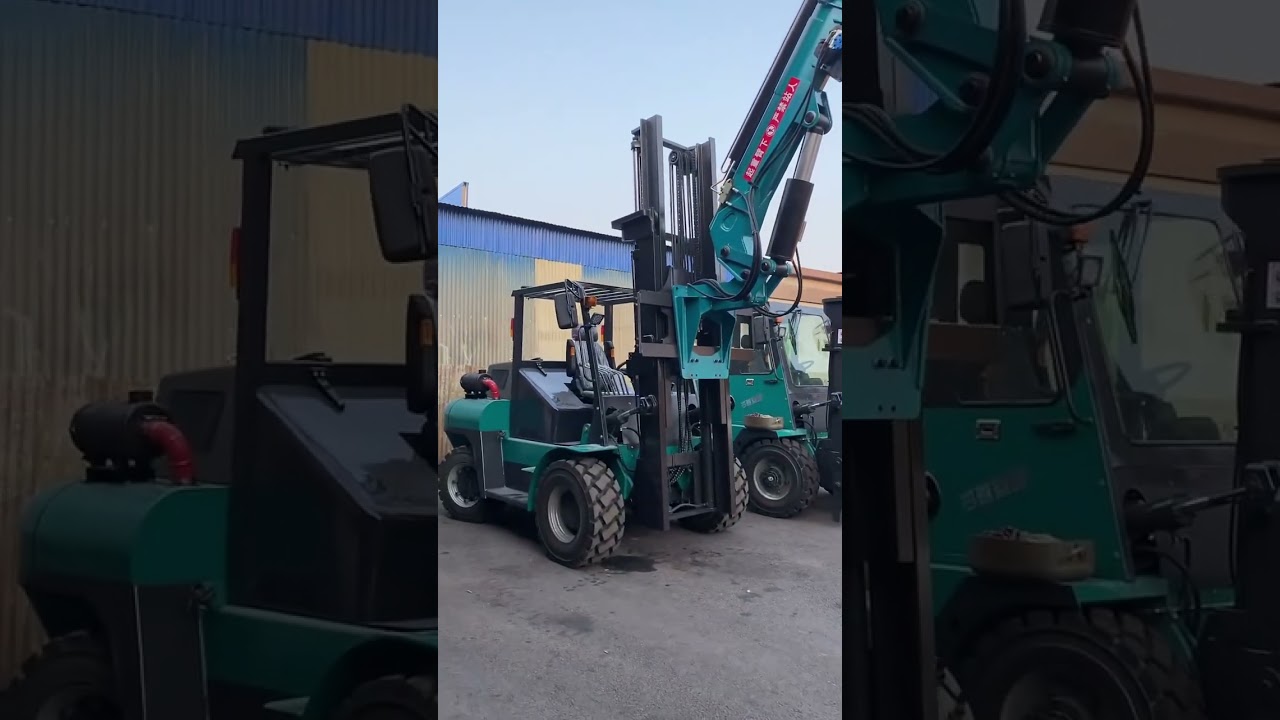 Four-Wheel Drive Forklift with Boom: A Versatile Solution for Field High-Altitude Operations