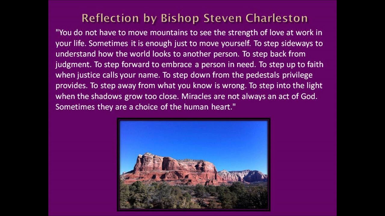 Sunshine Cathedral MCC: Lenten Journey with Bishop Steven Charleston #3