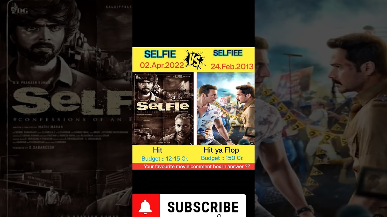 Selfie vs Selfiee movie comparison| Budget and box office collection report | 