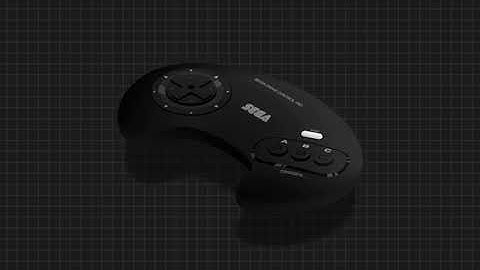 Retropie Splash - SEGA Mega Drive / Genesis Gamepad 4:3 aspect ratio