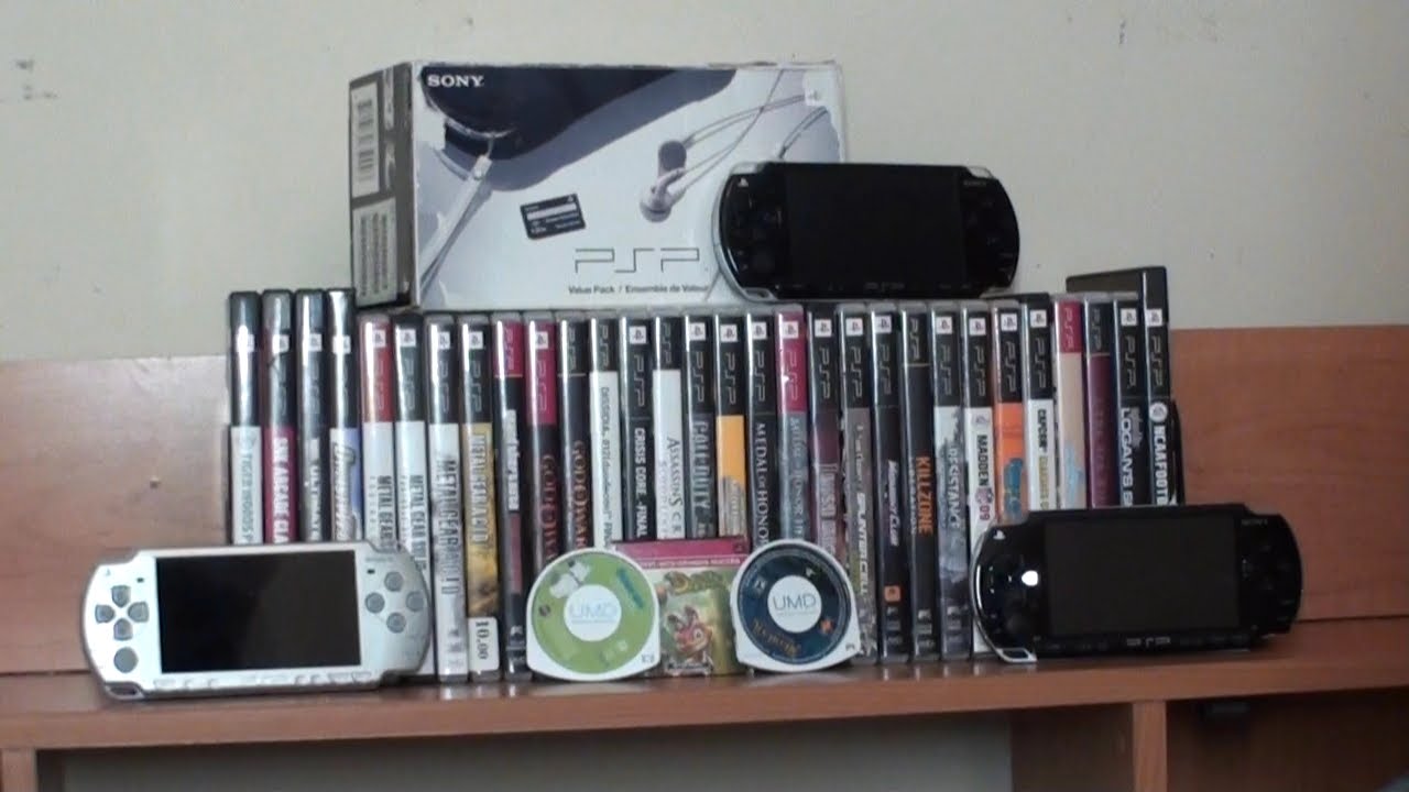 Playstation Portable PSP Video Game Collection - YouTube