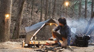 Alone in the dark? Solo Camping with Maximal Packing Tactical Gear | New Defender