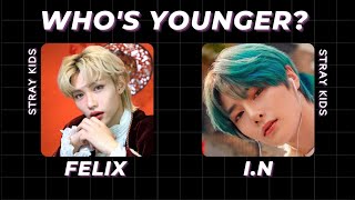 GUESS WHICH KPOP IDOL IS YOUNGER [KPOP GAME]