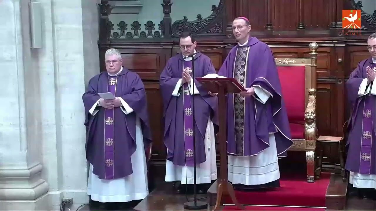 Appel décisif des catéchumènes à la cathédrale de Nîmes