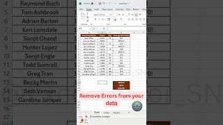 Remove Errors from your data | How to Remove Errors in MS Excel | Errors in Microsoft Excel