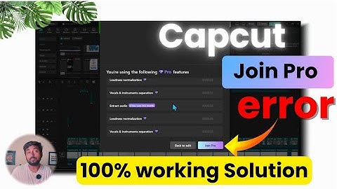capcut pro for pc | capcut pc export problem join pro 100% solution