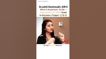 UPSC Topper🔥💪 Important Guidelines for UPSC Preparation🤔 #upscviralshorts #iasshorts #upsctrending