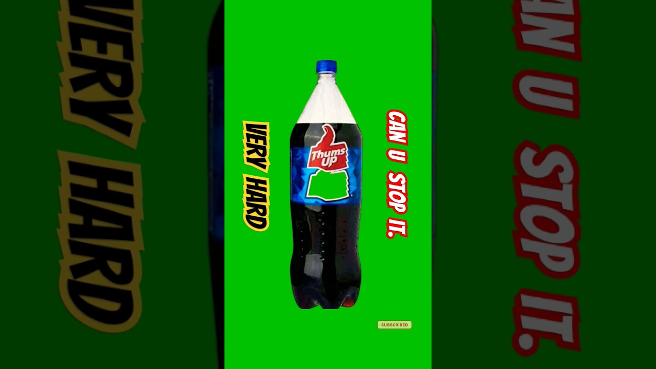 Thums up bottle stop challenge # 98% fails # shorts 