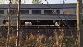 Via rail slow-mo in cornwall ontario