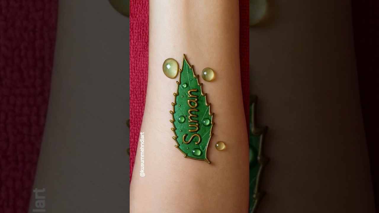 Suman ✨😍 name mehndi tattoo ideas 