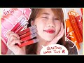 รีวิวลิป ROMAND Glasting Water Tint ทิ้นปากฉ่ำ ติดทน ชุ่มปาก เทียบกับรุ่นเก่าเป็นไง ??! | myktbelle