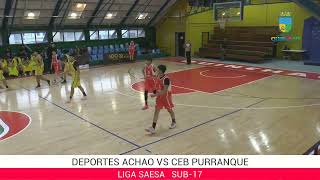 DEPORTES ACHAO VS CEB PURRANQUE U17