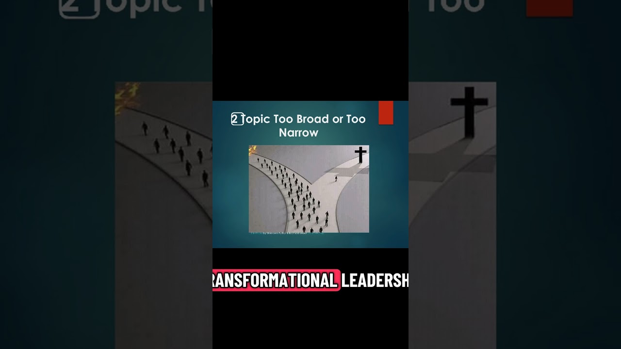 MISTAKES MASTER’S AND PHD STUDENTS MAKE WHEN CHOOSING A RESEARCH TOPIC EPISODE 2 