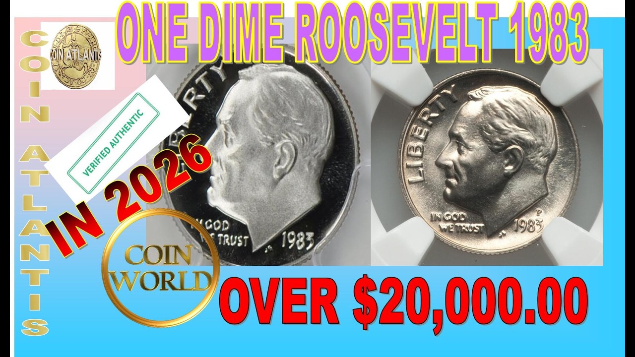 1983 Roosevelt Dime Coin Value. OVER $20,000.00 IN 2026 - YouTube