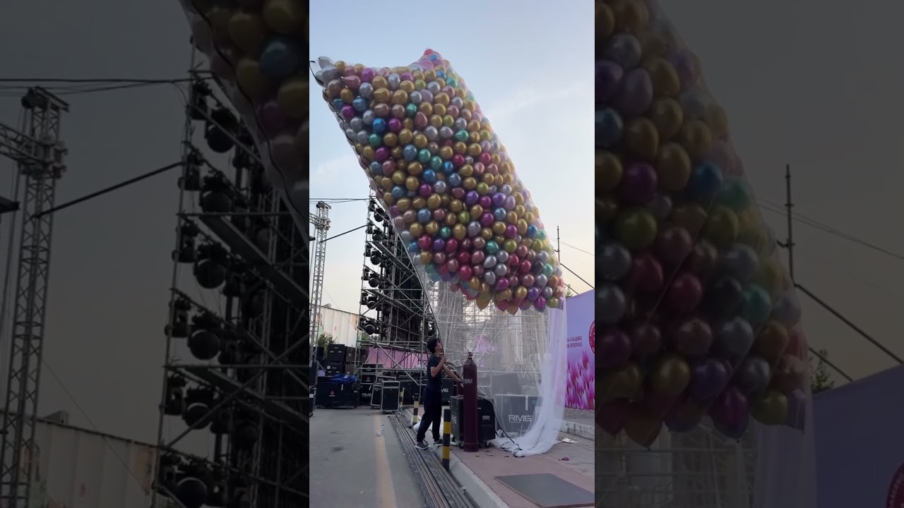 all the balloons went to waste||#shorts
