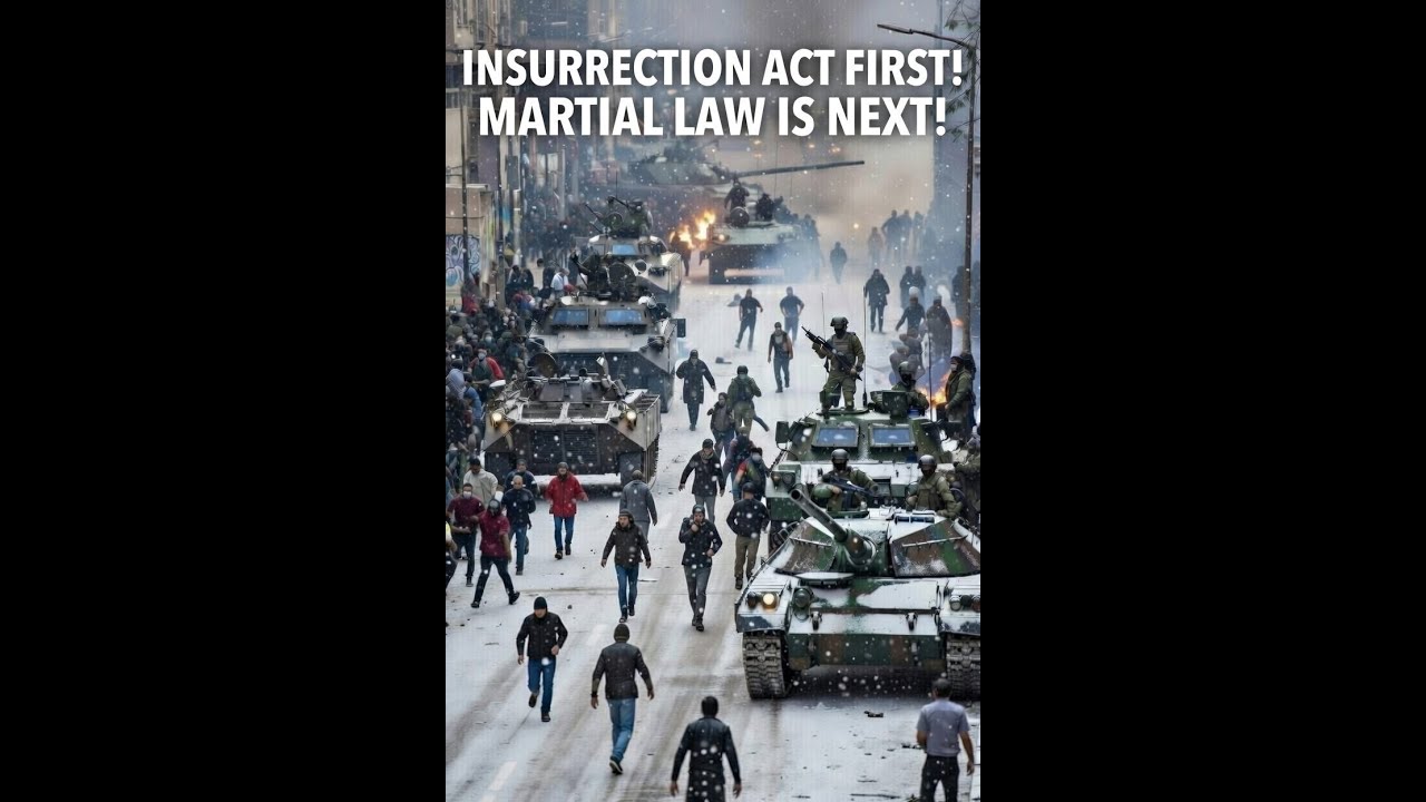 THE INSURRECTION ACT IS NEAR! NATIONAL MARTIAL LAW NEXT!