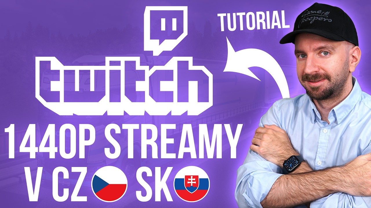 JAK SLEDOVAT TWITCH STREAMY VE 1440P V CZ/SK..?