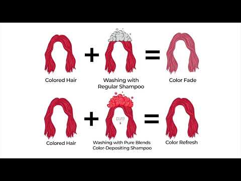 Pure Blends Color-Depositing Shampoos & Conditioners