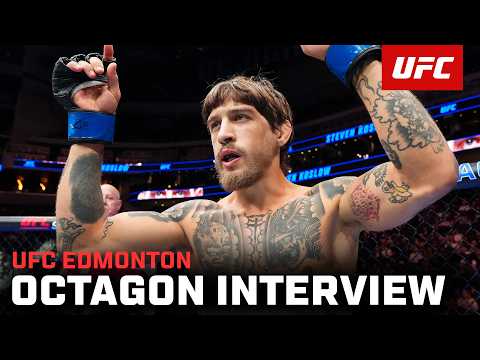 Steven Koslow Octagon Interview | UFC Edmonton