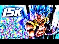 💎 15K CRYSTALS SUMMONS FOR THE HOLY GRAIL - SSB GOGETA (Dragon Ball Legends)