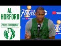 Al Horford on the Growth of Jayson Tatum &amp; Jaylen Brown | Celtics Practice