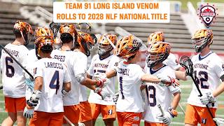 FULL HIGHLIGHTS: Team 91 LI Venom Takes Home the NLF 2028 National Championship!