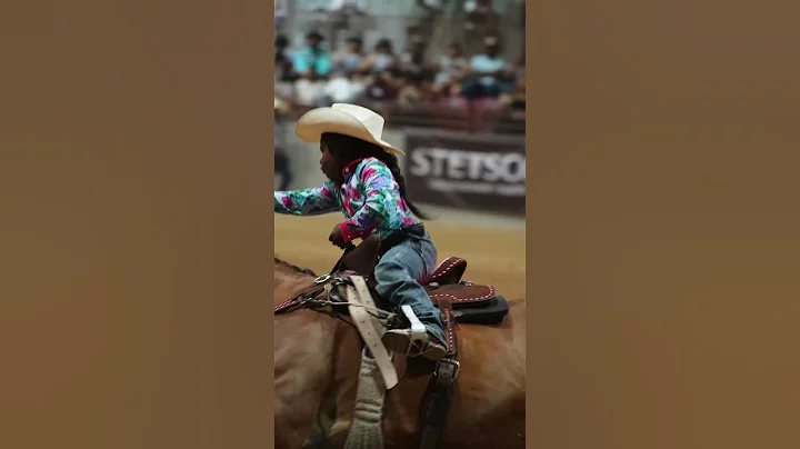 This little cowgirl is only FIVE YEARS OLD. A future World Champion in the making! #horse #cowgirl