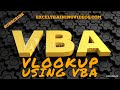 VLOOKUP Using VBA
