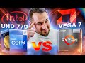 Играем без видеокарты: UHD 770 vs Vega 7 / i9 12900k vs r5 5600g