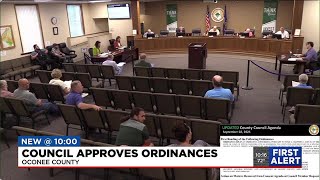 Oconee Co. Council approves 2 ordinances