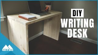 In this video i show you how to build a simple modern writing desk
that is very cheap. was something needed at the house work at. it
prett...