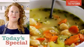 You Won't Miss the Chicken in This Vegan Chickpea Noodle Soup | Today's Special