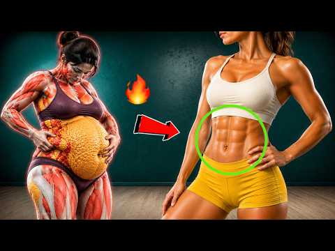 30-min FLABBY STOMACH Standing Exercises To Lose Weight & Get Flat Tummy!