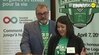 Parents of Humboldt Broncos’ Logan Boulet share their message about organ donations.