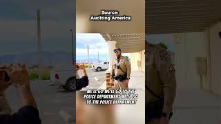 TYRANT FEMALE POLICE OFFICER LOSES CONTROL #firstamendmentaudit #police #firstamendment
