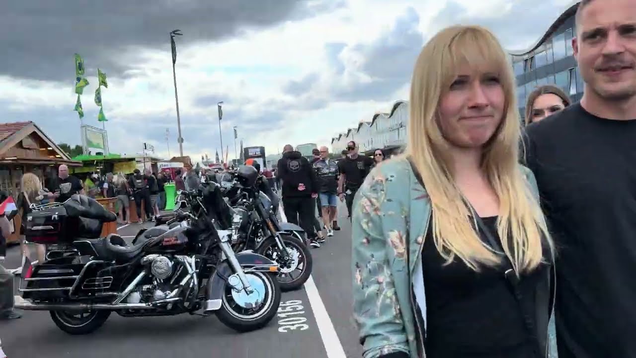 Walking at Hamburg Harleys Days 2025 June
