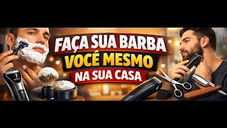 BARBA DESENHADA NA CASA FAÇA VOCÊ MESMO .