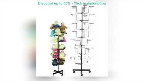 #Hats Stand Display Adjustable Iron Hat Rack Stand Hat Rotating Display Free Standing Metal Floor