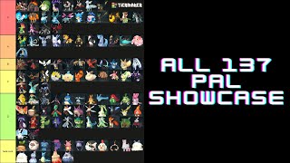 I CAUGHT ALL 137 PALS IN PALWORLD | PALWORLD SHOWCASE