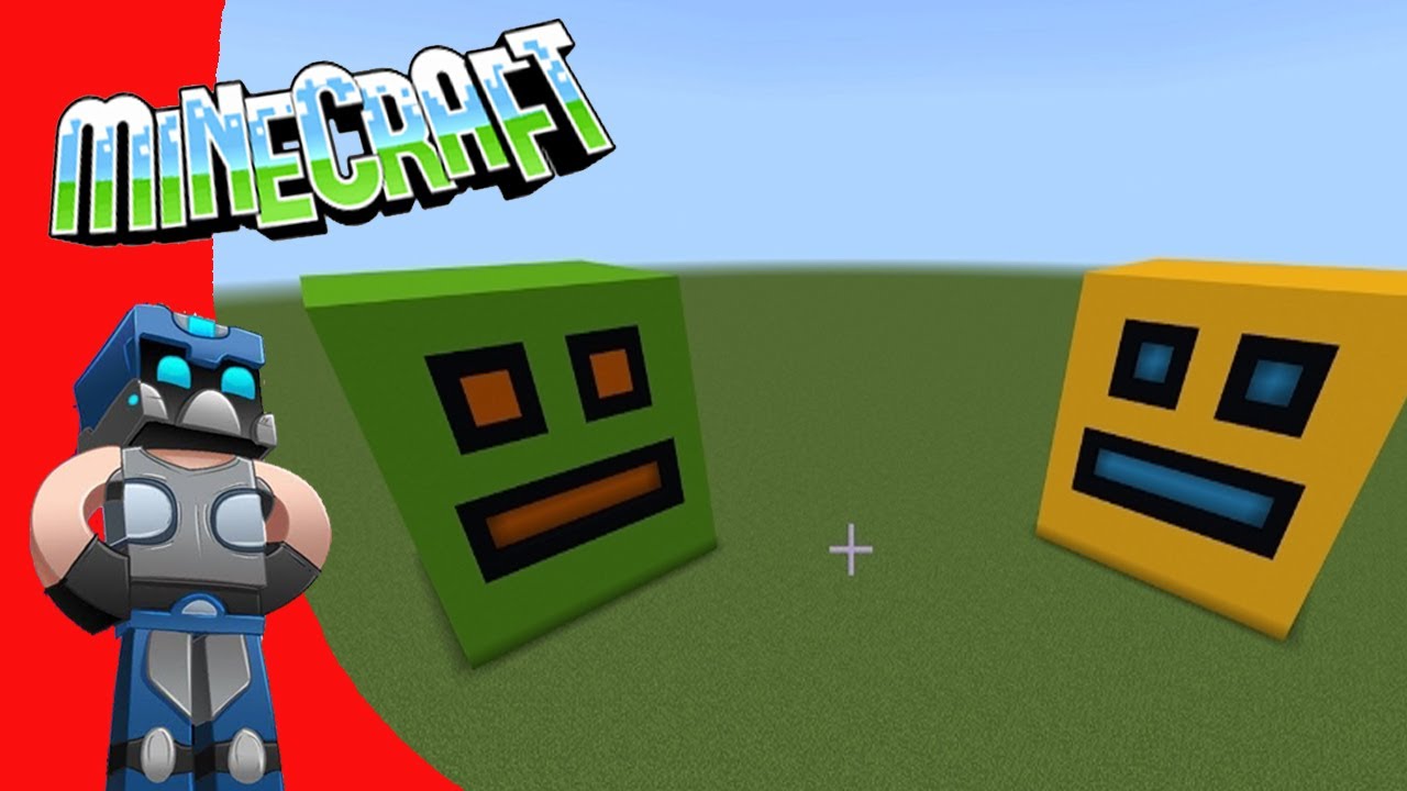 Minecraft: Como hacer Geometry Dash 3D Tutorial - YouTube