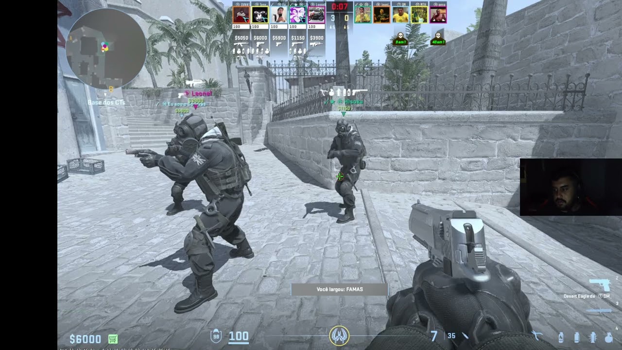 44 MINUTOS DE CS2 - PARTIDA COMPLETA NA GC